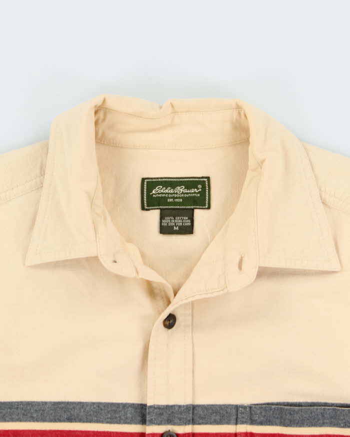 Vintage 00s Eddie Bauer Cream Over-Shirt - M