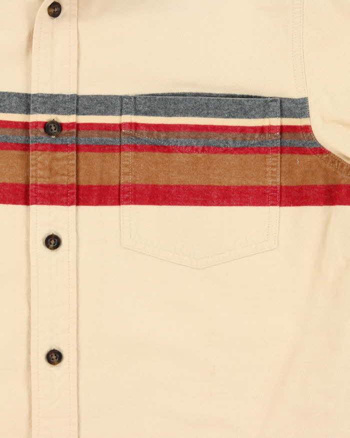 Vintage 00s Eddie Bauer Cream Over-Shirt - M