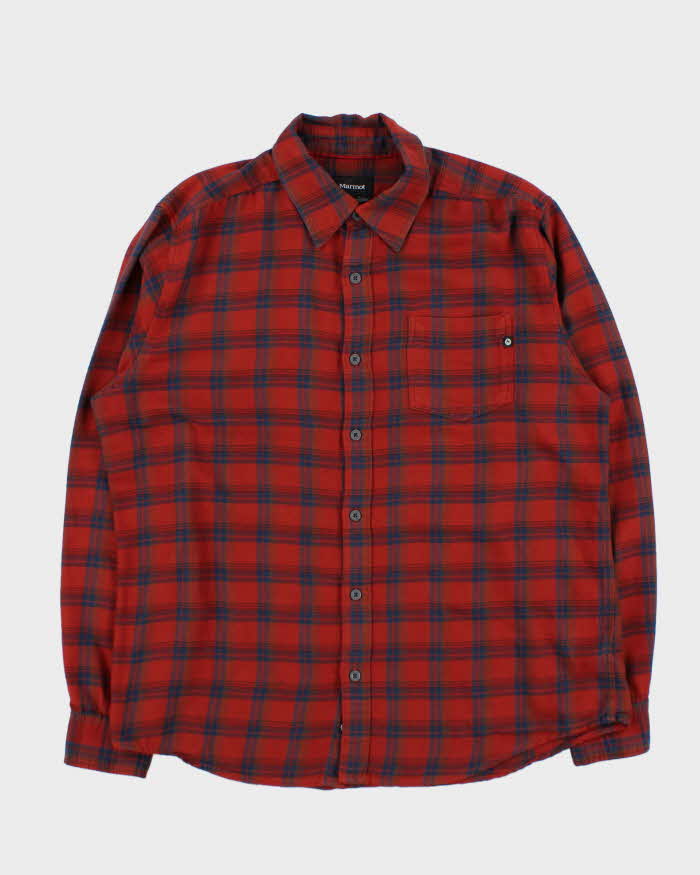 Vintage Marmot Plaid Oversized Shirt - L