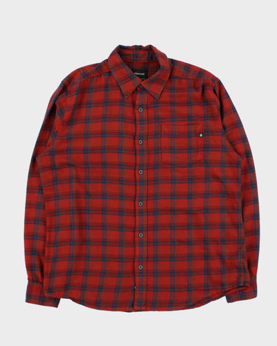 Vintage Marmot Plaid Oversized Shirt - L