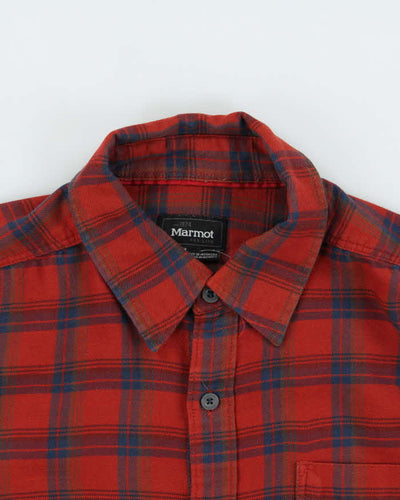 Vintage Marmot Plaid Oversized Shirt - L