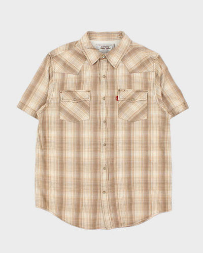 Vintage 00s Levi's Short-Sleeve Western Shirt - L