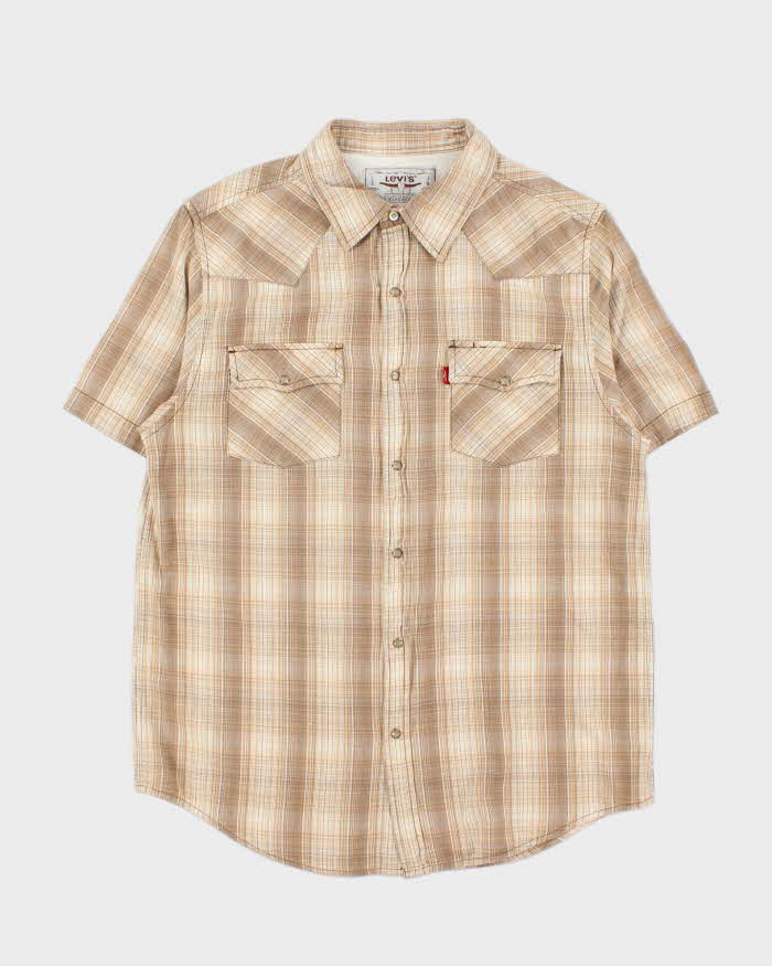 Vintage 00s Levi's Short-Sleeve Western Shirt - L