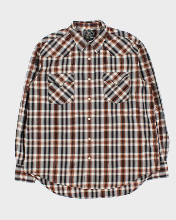 Vintage 00s Lucky Brand Long-Sleeve Western Shirt - XL