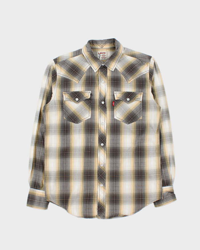 Vintage 00s Levi's Long-Sleeve Western Shirt - S