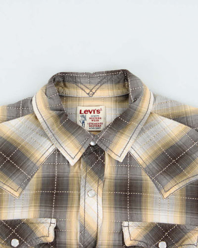 Vintage 00s Levi's Long-Sleeve Western Shirt - S