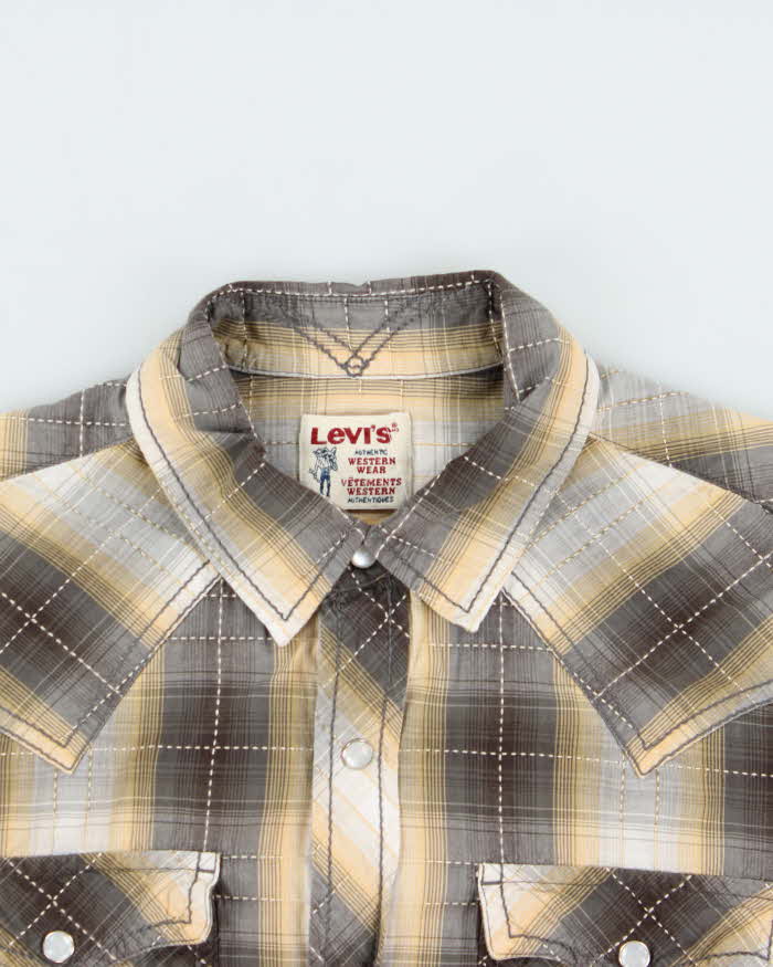 Vintage 00s Levi's Long-Sleeve Western Shirt - S