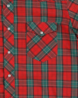 Vintage 90s Wrangler Cowboy Cut Long-Sleeve Western Shirt - L