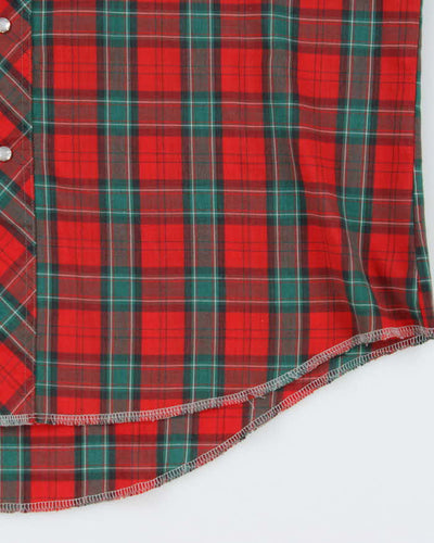 Vintage 90s Wrangler Cowboy Cut Long-Sleeve Western Shirt - L