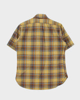 Vintage 1960s Pendleton Wool Flannel Short-Sleeve Shirt - M