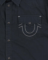 Vintage True Religion Black Long Sleeve Western Shirt - XXL