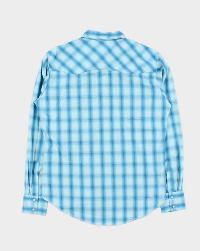 Vintage 1980s Wrangler Long Sleeve Western Shirt - L