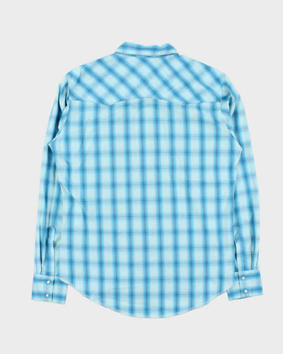 Vintage 1980s Wrangler Long Sleeve Western Shirt - L