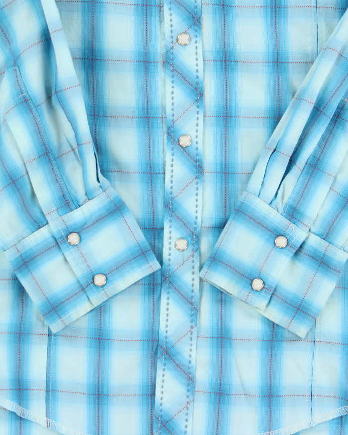 Vintage 1980s Wrangler Long Sleeve Western Shirt - L