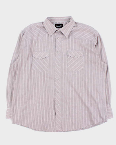 Vintage 1980s Wrangler Long Sleeve Western Shirt - XXL