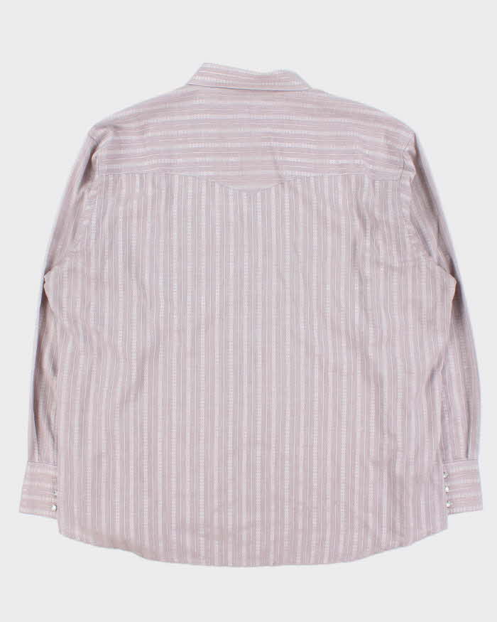 Vintage 1980s Wrangler Long Sleeve Western Shirt - XXL