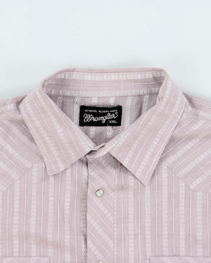 Vintage 1980s Wrangler Long Sleeve Western Shirt - XXL