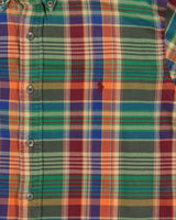 Vintage 1990s Polo Ralph Lauren Check Classic Fit Long Sleeve Shirt - L