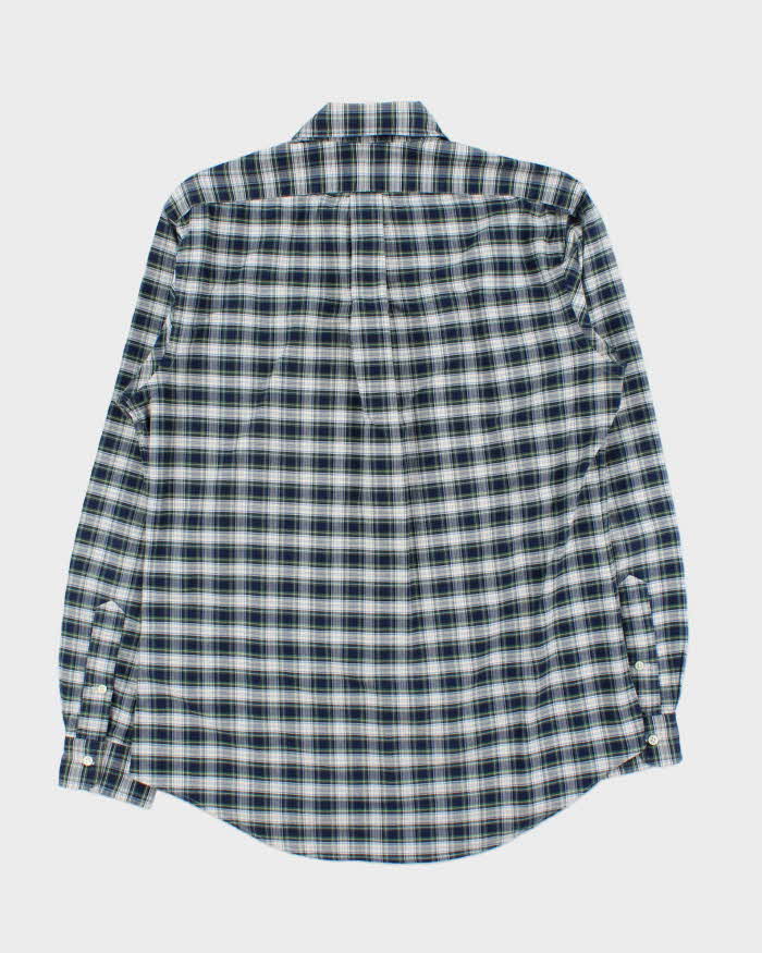 Vintage 1990s Polo Ralph Lauren Tartan Oversized Long Sleeve Shirt - M