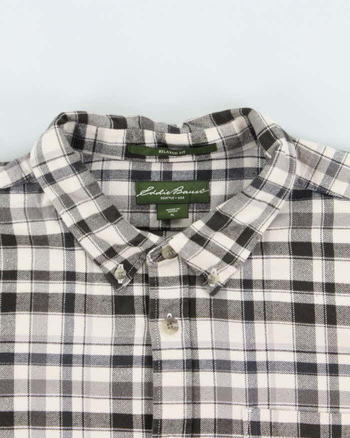 Vintage Eddie Bauer Long Sleeve Flannel Shirt - XL