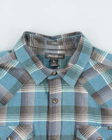 Vintage Eddie Bauer Long Sleeve Western Style Flannel Shirt - L
