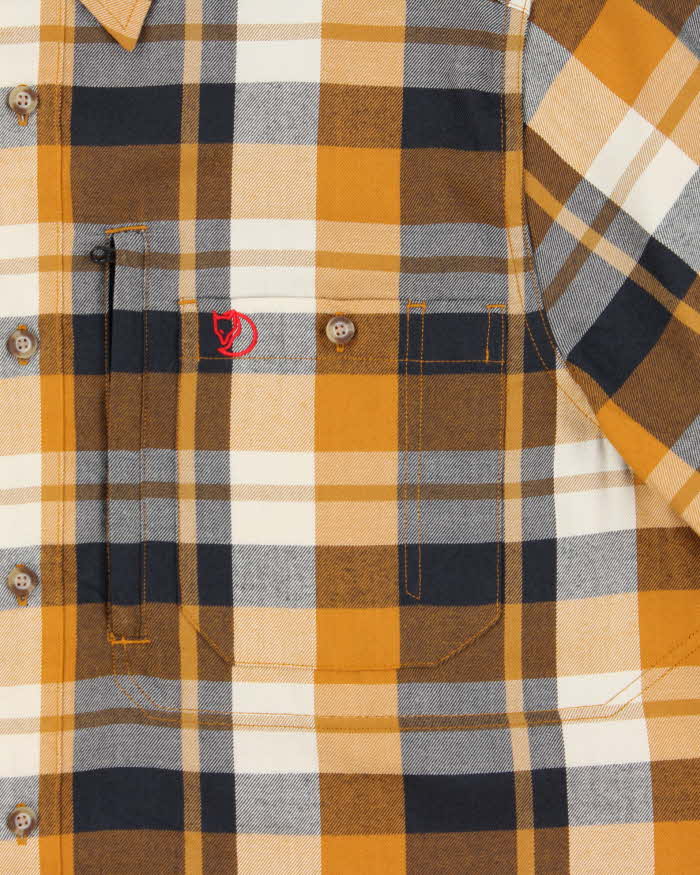 Vintage Fjall Raven Check Flannel Shirt - L