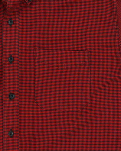 Vintage 00s L.L.Bean Red Houndstooth Flannel Shirt - XL