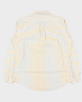 Vintage 1990s Polo Ralph Lauren Striped Custom Fit Shirt - L