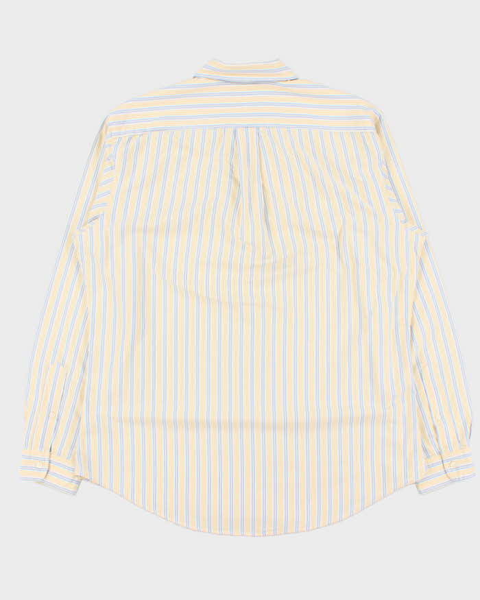 Vintage 1990s Polo Ralph Lauren Striped Custom Fit Shirt - L