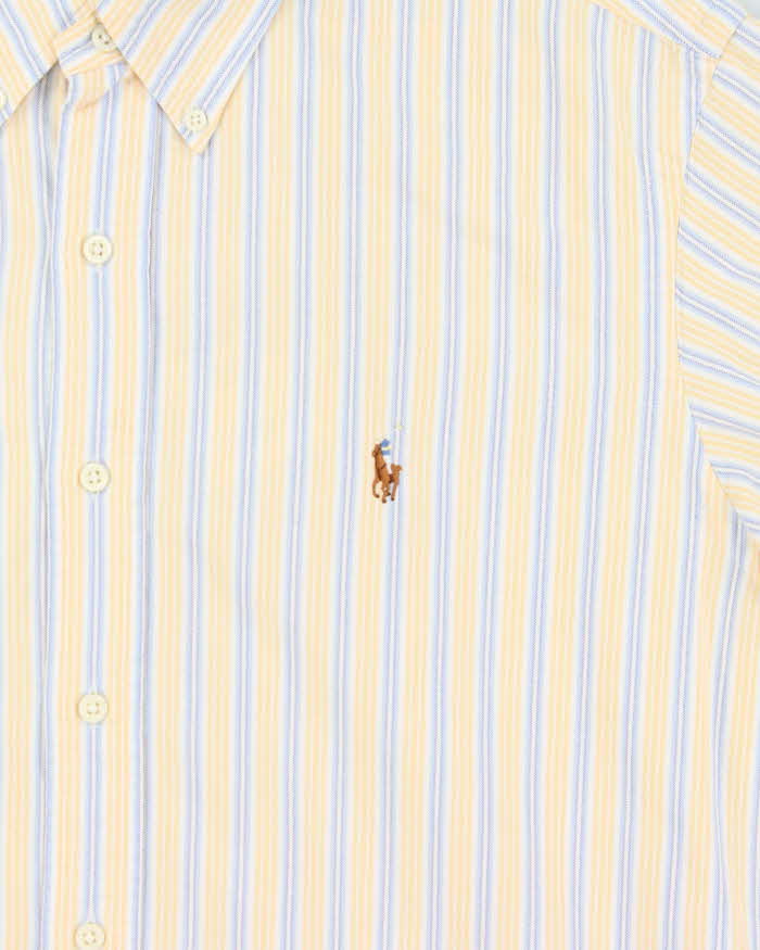 Vintage 1990s Polo Ralph Lauren Striped Custom Fit Shirt - L