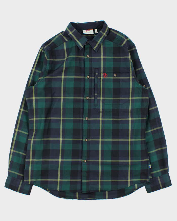Vintage Fjall Raven Tartan Flannel Shirt - L