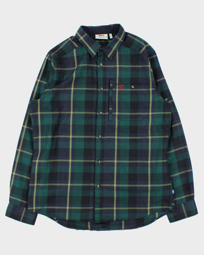 Vintage Fjall Raven Tartan Flannel Shirt - L