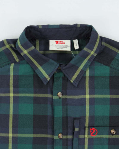 Vintage Fjall Raven Tartan Flannel Shirt - L