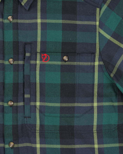 Vintage Fjall Raven Tartan Flannel Shirt - L