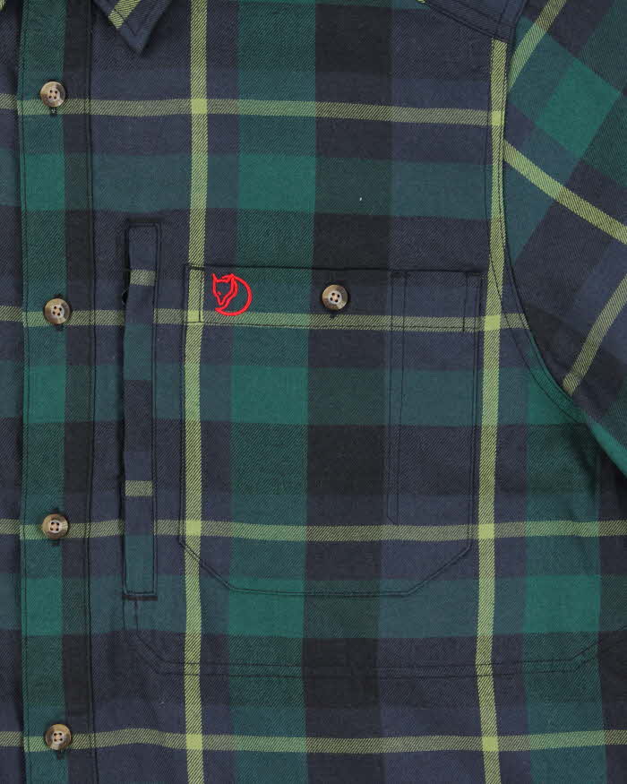 Vintage Fjall Raven Tartan Flannel Shirt - L