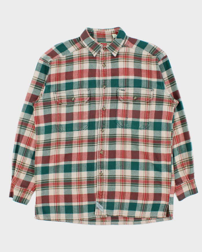 Vintage 1990s Levi's Thick Cotton Flannel Shirt - L