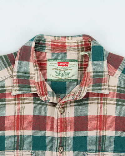 Vintage 1990s Levi's Thick Cotton Flannel Shirt - L