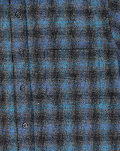 Vintage Pendleton Lodge Blue Wool Flannel Shirt - S