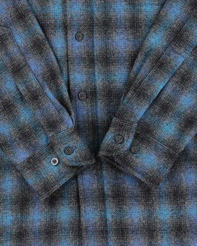 Vintage Pendleton Lodge Blue Wool Flannel Shirt - S