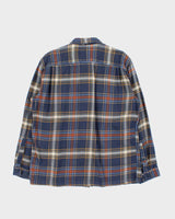 Vintage Patagonia Blue Plaid Flannel Shirt - L