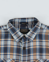 Vintage Pendleton Burnside Blue Cotton Flannel Shirt - XL