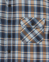 Vintage Pendleton Burnside Blue Cotton Flannel Shirt - XL