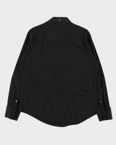 Vintage Y2K 00s RockerRoll Cowboy Gothic Western Long Sleeve Shirt - L