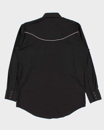 Vintage 1990s Ely Cattleman Eagle Snap Button Western Long Sleeve Shirt - M