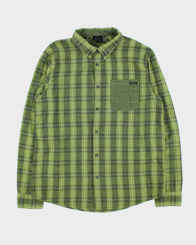 Vintage 00s Oakley Check Long Sleeve Shirt - L