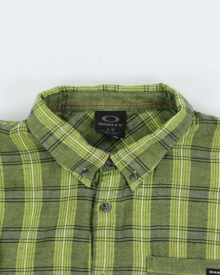 Vintage 00s Oakley Check Long Sleeve Shirt - L