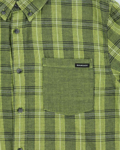 Vintage 00s Oakley Check Long Sleeve Shirt - L