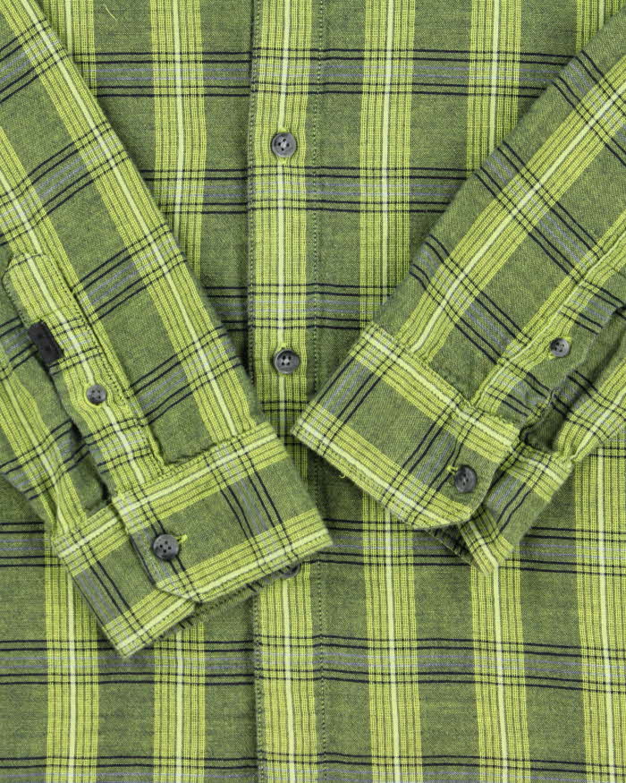Vintage 00s Oakley Check Long Sleeve Shirt - L