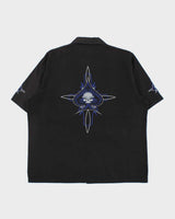 Vintage Y2k 00s Dragonfly Roadhouse Embroidered Shirt - XL