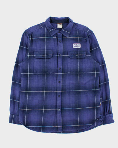 The North Face Arroyo Nature Is Magic Purple Flannel Shirt - L